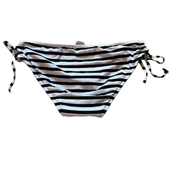 Mossimo black and white striped bikini bottoms - Picture 3 of 6
